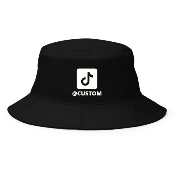 TIKTOK Hat, CUSTOMIZABLE Bucket Hat, Funny, Meme, Custom - Picture 1 of 1